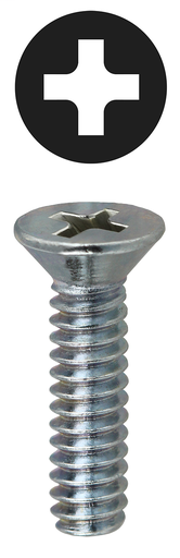 Product image for DOTTIE FMT6321 6-32 X 1 Flat Head S