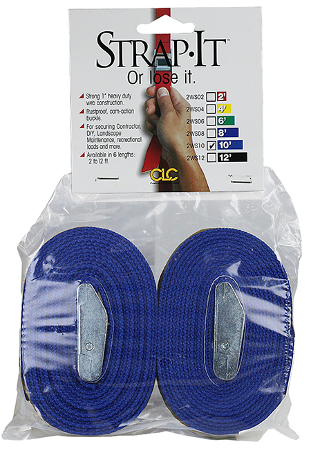 Product image for LH Dottie 2WS10 10 Foot 150 lb Blue Nylon Web Strap