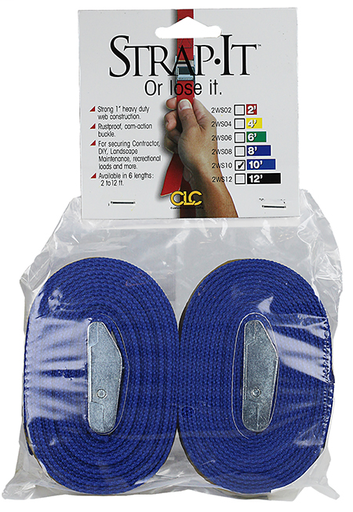 Product image for LH Dottie 2WS10 10 Foot 150 lb Blue Nylon Web Strap