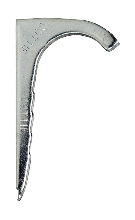 Product image for Dottie D12 3/4" Nail Strap - 12 Gauge Steel / Zinc Plated. Fits 3/4" EMT Conduit