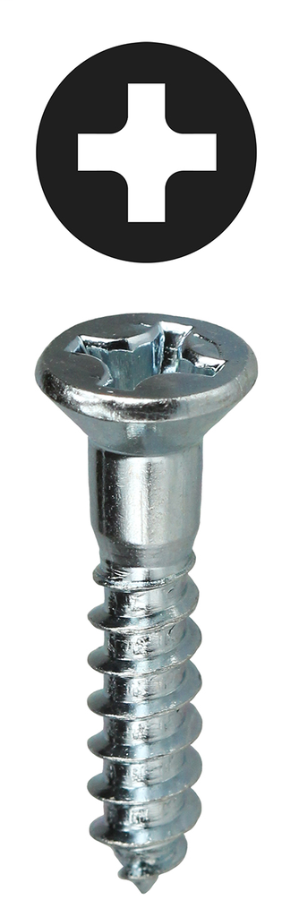 Item # PHFW10114, (PHFW10114) Zinc Plated Phillips Flat Head Wood Screw