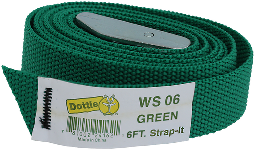 Product image for LH Dottie WS06 6 Foot Green Nylon Web Strap