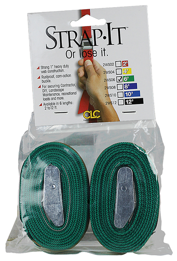 Product image for LH Dottie 2WS06 6ft 150lb Green Nylon Web Strap (2 Pack)