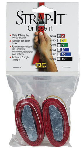 Product image for LH Dottie 2WS02 2 Foot 150 lb Red Nylon Web Strap