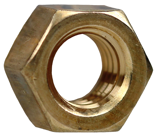 Product image for LH Dottie HNBZ516 5/16-18 Inch Silicon Bronze Hex Nut