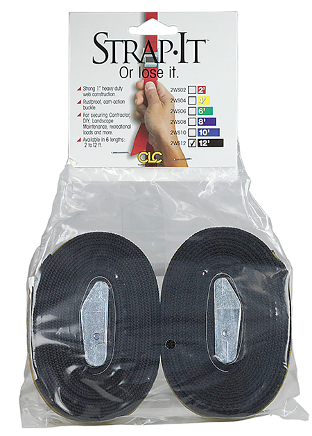 Product image for LH Dottie 2WS12 12 Foot Black Nylon Web Strap