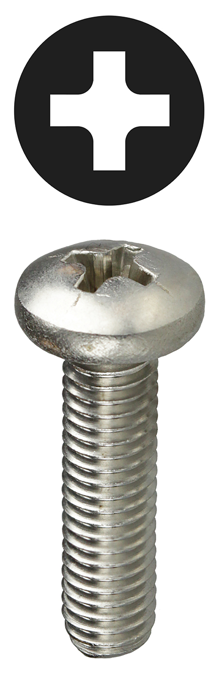 Oval Slot Drive 18-8 AISI 304 Stainless Steel 250 pcs TypeA Self-Tapping Sheet Metal Screws #6 X 1-1//2