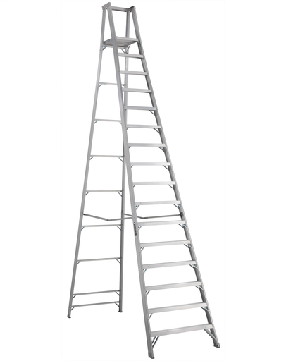Product image for L-VIL AP1016 16FT AL PLATFORM STEPLADDER TYPE IA 300LB ALUMINUM PLATFORM LADDER Type IA 300lbs