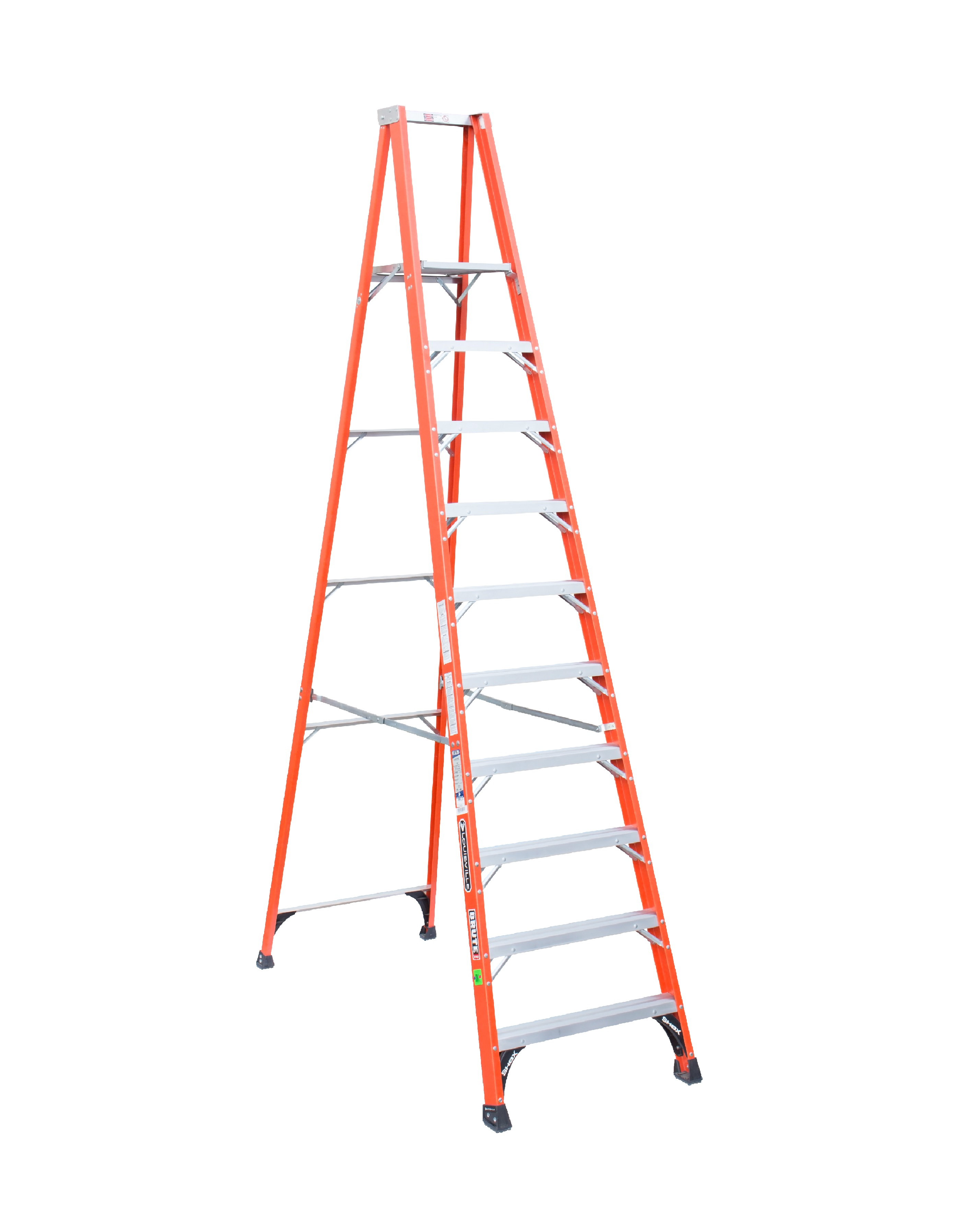 Louisville Ladder FP1410HD 10 Foot 375 lb Duty Rating Fiberglass Platform Ladder Louisville Ladder FP1410HD 10 Foot 375 lb Duty Rating Fiberglass Platform Ladder