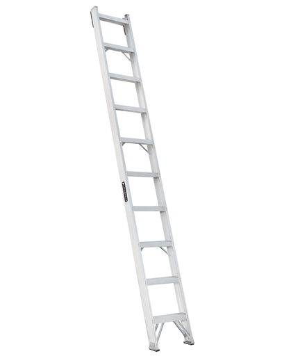 Product image for Louisville Ladder AH1010 10 Foot 300 lb Duty Rating Aluminum Shelf Ladder