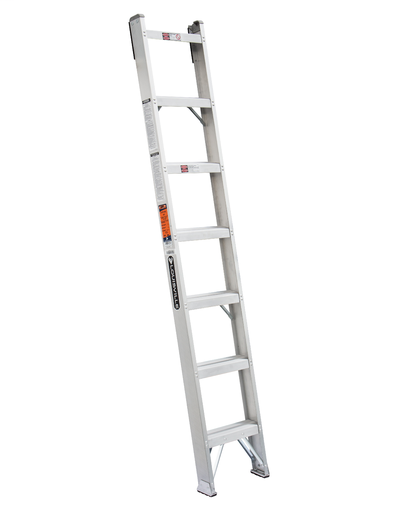 Product image for L-VIL AH1007 7FT AL SHELF LADDER TYPE IA 300LB ALUMINUM SHELF LADDER