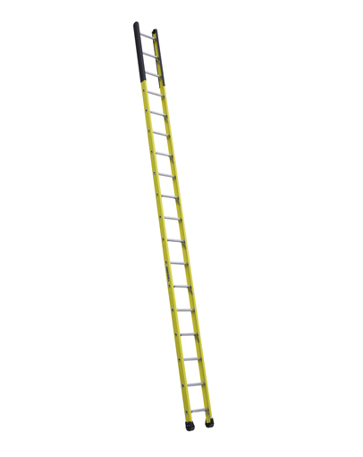 Product image for L-VIL FE8918 18FT FG MANHOLE LADDER TYPE IAA 375LB FIBERGLASS MANHOLE LADDER