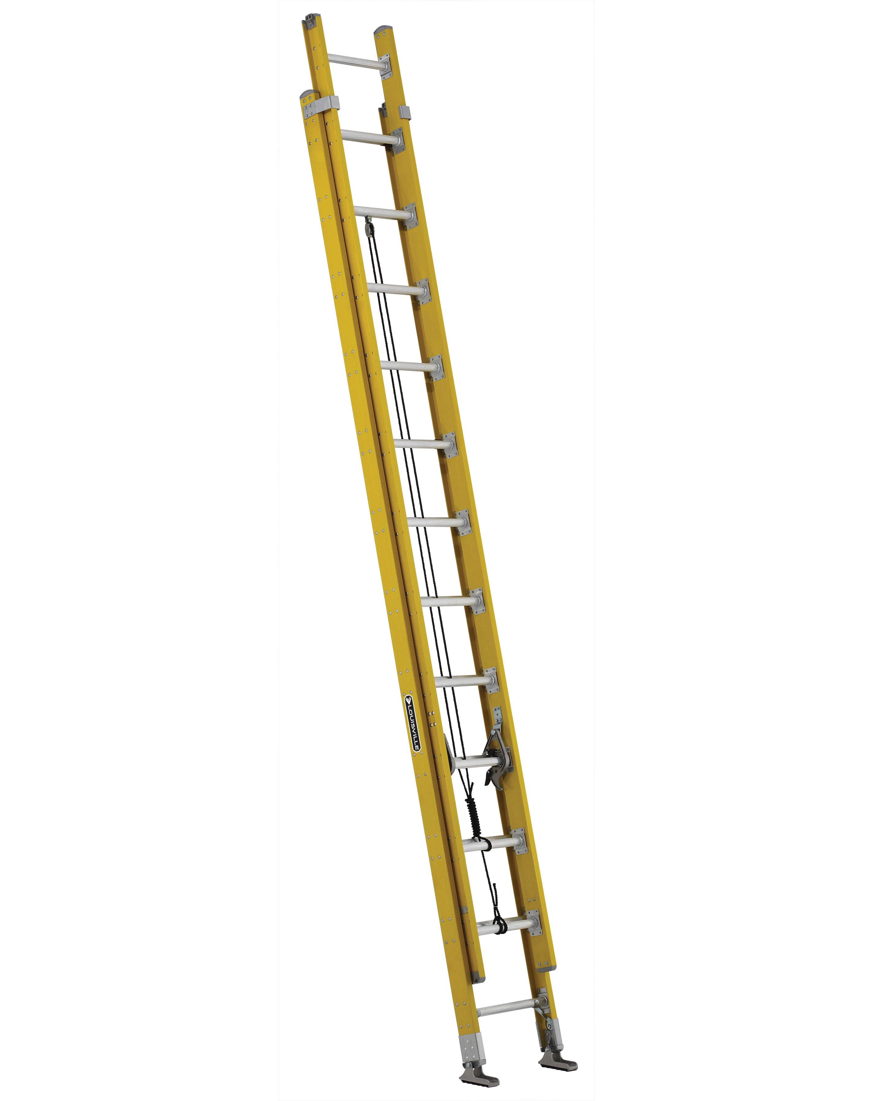 Product image for Louisville Ladder FE4624HD 24 Foot 375 lb Fiberglass Extension Ladder