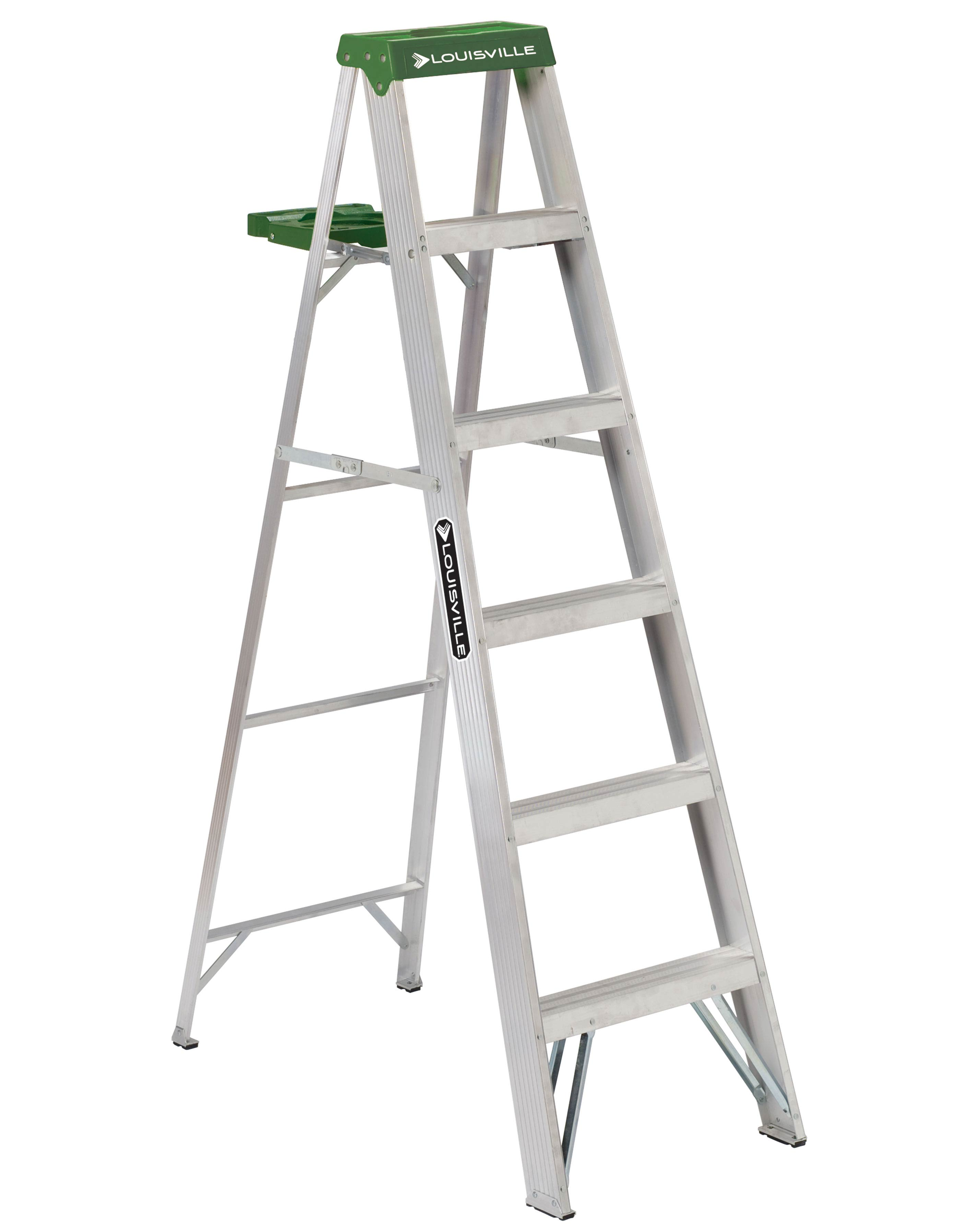 L-VIL AS4006 6FT ALUM STEP LADDER L-VIL AS4006 6FT ALUM STEP LADDER