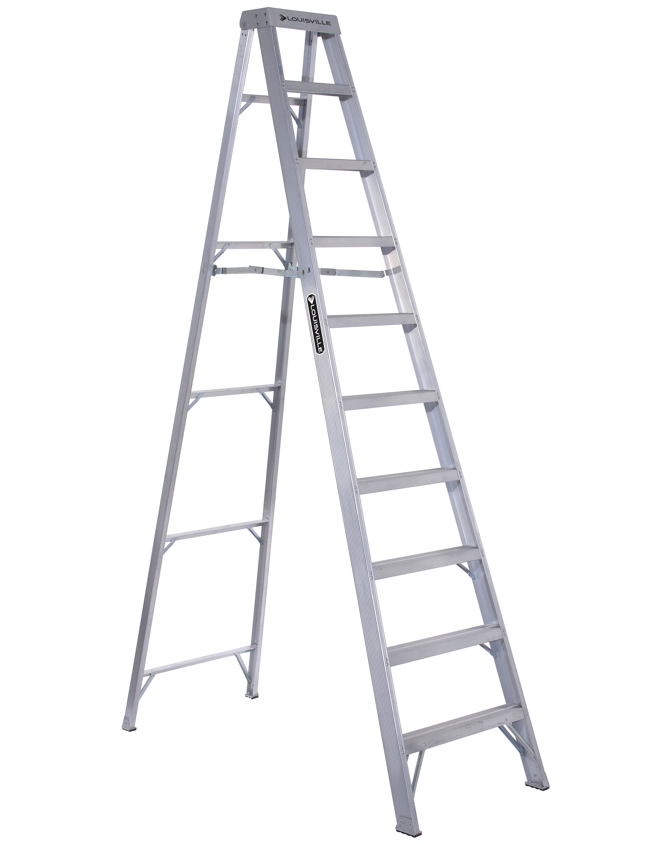 Product image for Louisville Ladder AS1010 10 Foot Master Shelf Ladder