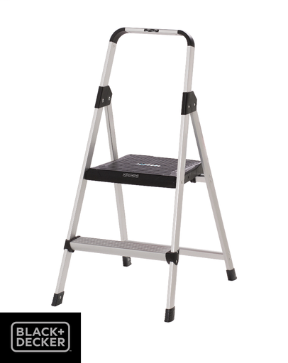 Product image for L-VIL BXL2260-02 2 STEP / ALUMINUM STEP STOOL - 225LBS ALUMINUM STEP STOOL