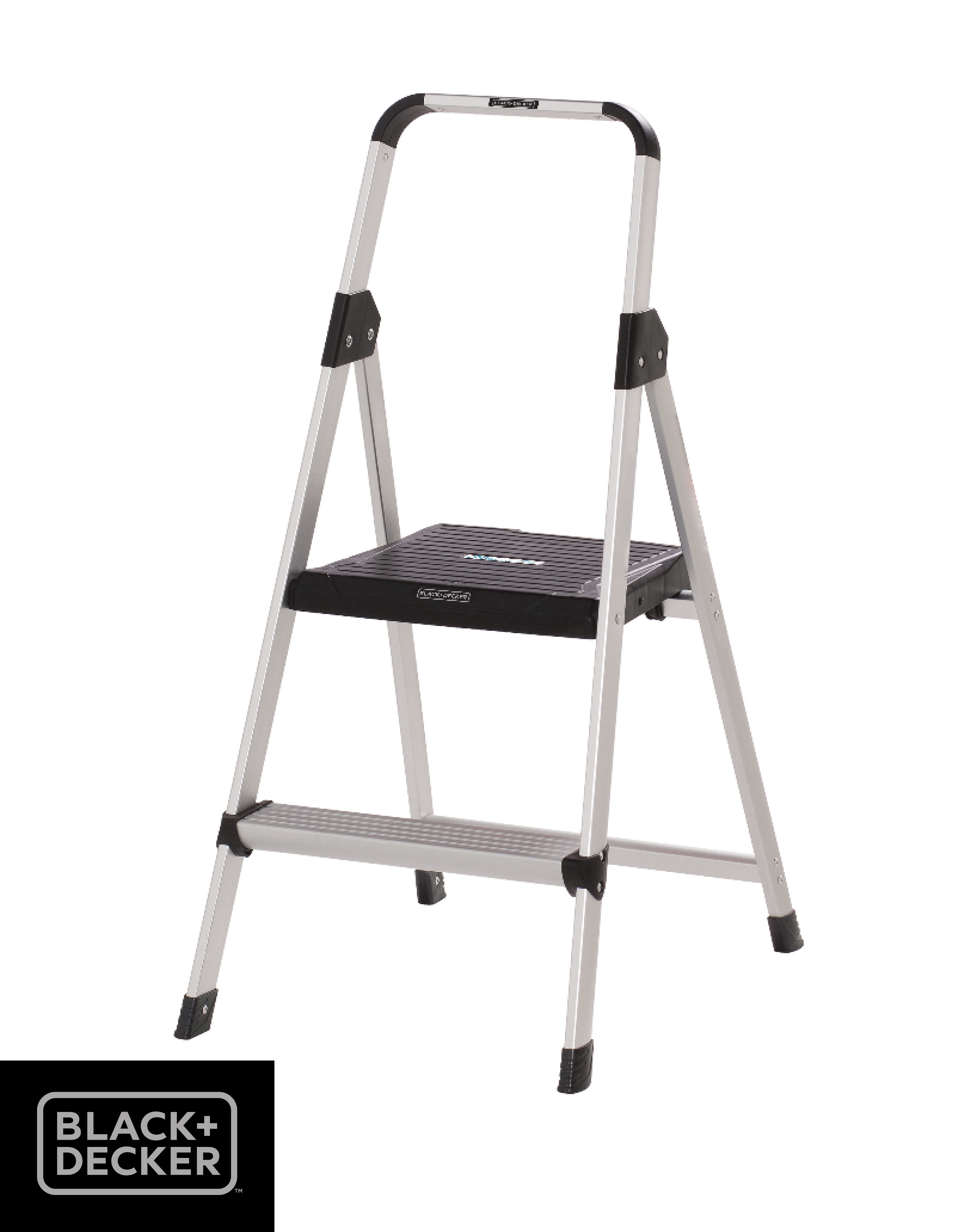 Product image for L-VIL BXL2260-02 2 STEP / ALUMINUM STEP STOOL - 225LBS ALUMINUM STEP STOOL