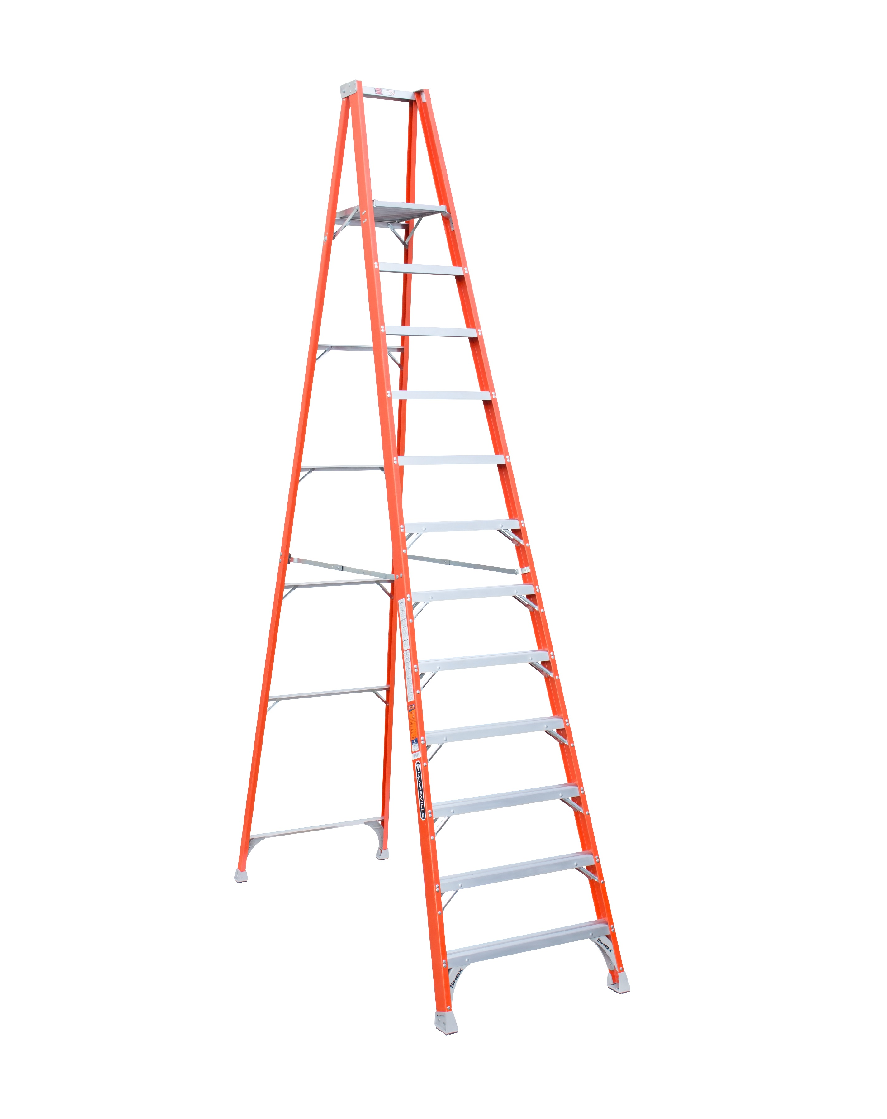 L-VIL FP1512 12FT FBGL STEP LADDER L-VIL FP1512 12FT FBGL STEP LADDER