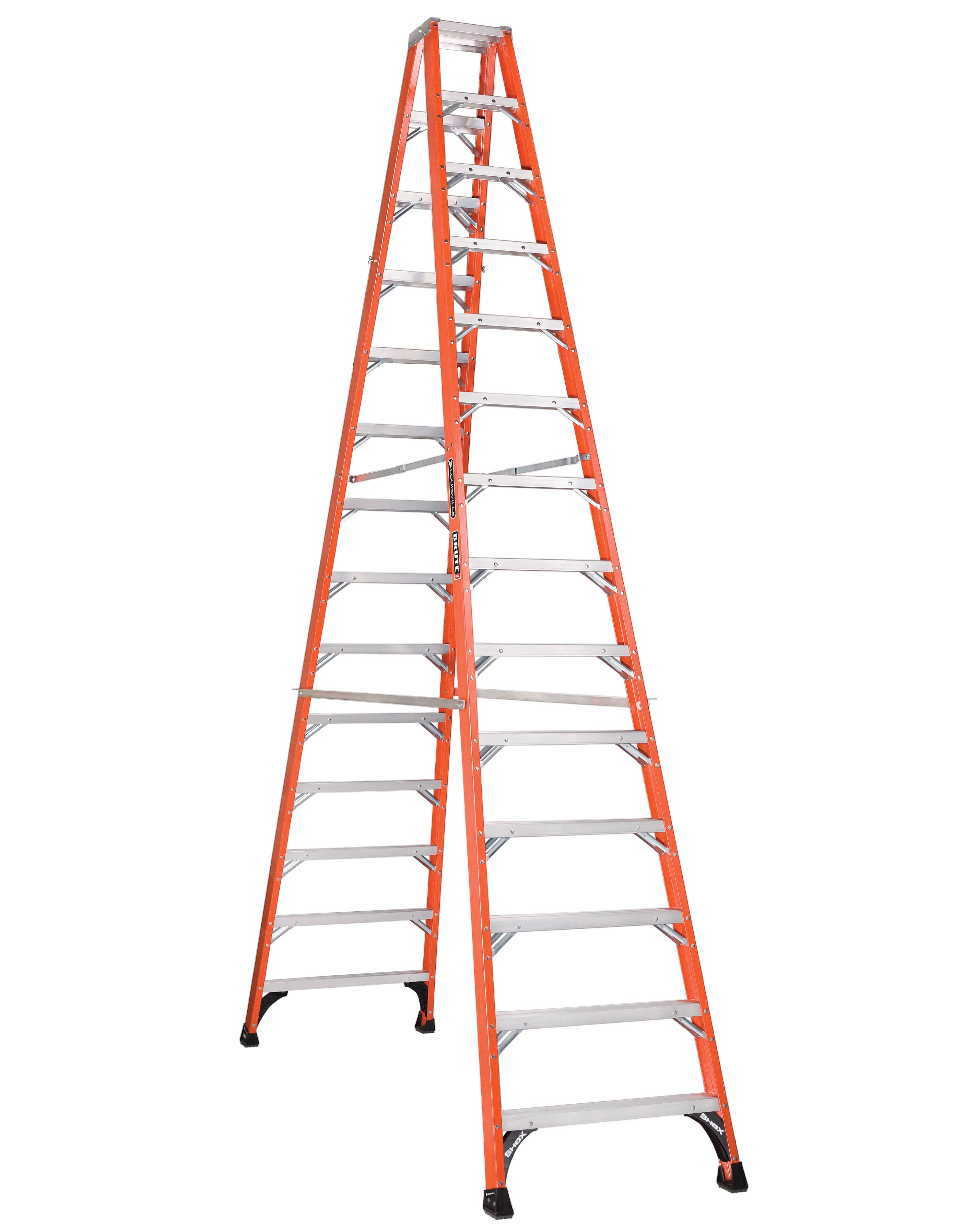 14 ft Fiberglass Twin Front Step Ladders