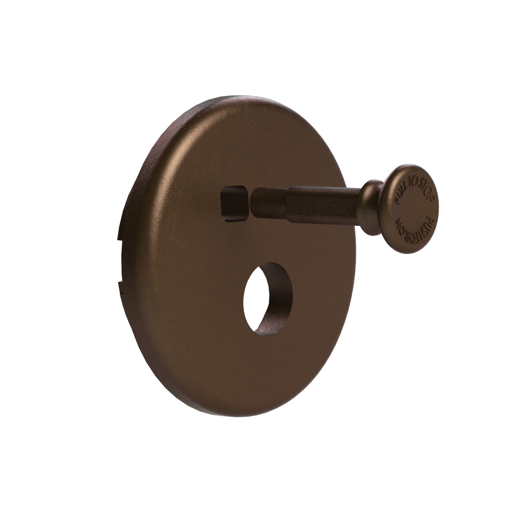 Pull Stop Box™ Trim Kits, White-Paintable (Deep) TRIM KIT-INCLUDES KNOB AND ESCUTCHEON