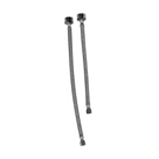 MightyFlex™ Stainless Steel Braided Metal Ballcock, 7/8" BALLCOCK X 1/2" F.I.P. w/ WASHER, 12" LENGTH
