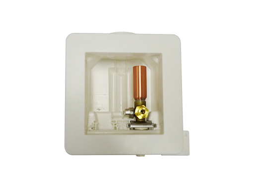 FireStop™ Ice Maker One Stop Box™ with Hammer Arrester, Fire Rated 1/2" REHAU PEX w/ HA x 1/4” COMP, ROUGH-IN KIT