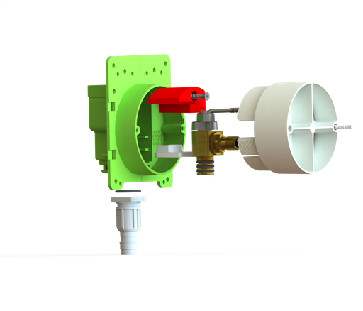 Ice Maker Pull Stop Box™, 1/2" EVERLOC+™ PEX, Lead Free, ROUGH-IN KITS-INCLUDES BOX, VALVE AND PROTECTIVE COVER