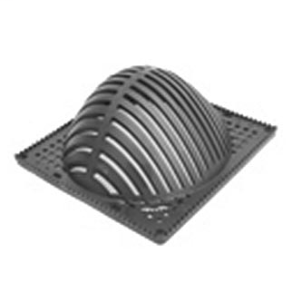 Grates, 9" x 9" Flat Nylon w/ Screw Kit
