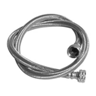 UltraCore™ Polymer Braided Washing Machine Connectors, 1/2" I.D. 3/4" F.G.H.T. X 3/4" F.G.H.T. FOR FRONT LOAD WASHERS, 48" LENGTH