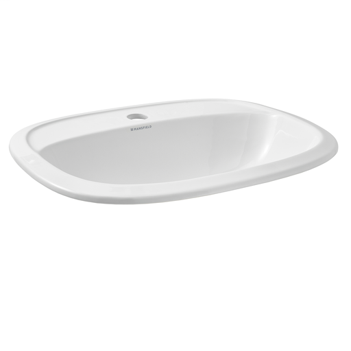 295 Ava™ Drop-In Lavatory, Single Hole, White