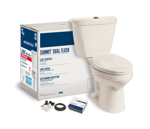 Summit® Dual Flush Elongated SmartHeight™ Complete Toilet Kit