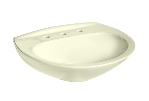 292 Alto® IV Pedestal Lavatory, 8" Faucet Center, Bone