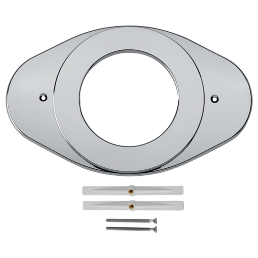 Chrome Shower Renovation Cover Plate