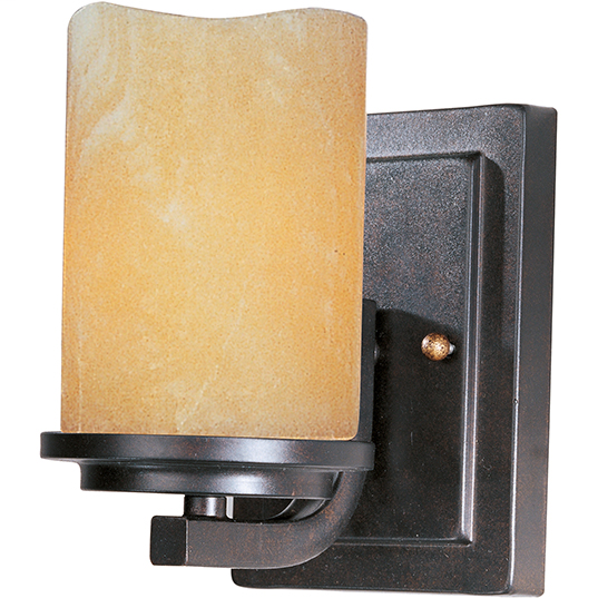Product image for Luminous 1 Light Wall Sconce - Rustic Ebony