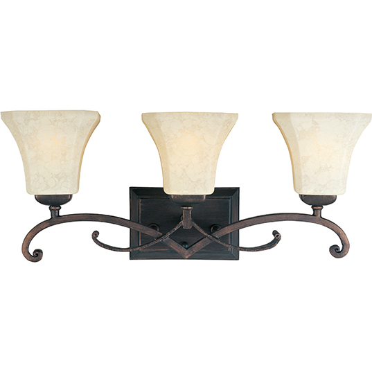 Product image for Oak Harbor 3 Light Vanity - Rustic Burnished