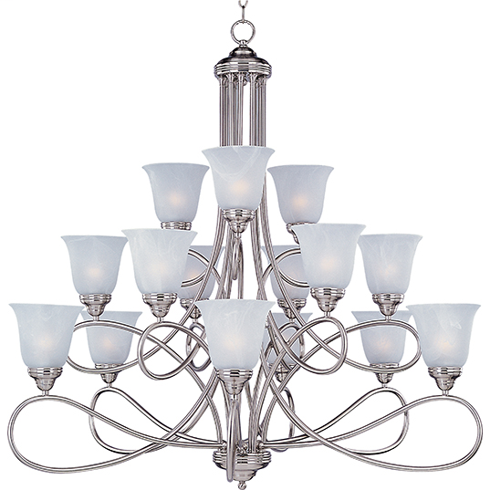 Product image for MAXIM 11045MRSN 100W 15LT CHANDELIER