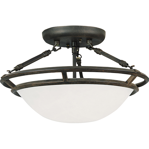 Product image for Stratus 3 Light Semi-Flush Mount - Bronze