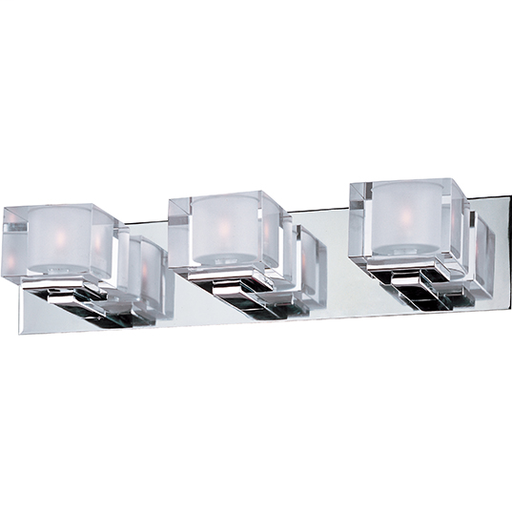 Product image for Cubic 3 Light Vanity - Polished Chrome