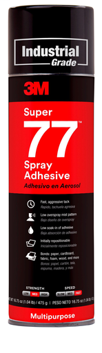 3M 21210 Super 77 Multipurpose Spray Adhesive 24 fl oz Can