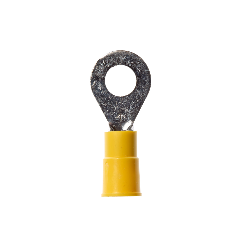 Mayer-DDS-3M™ Highland™ Vinyl Insulated Ring Terminal RV10-14Q, AWG 12-10,standard-style ring tongue fits around the stud, 25/bag-1
