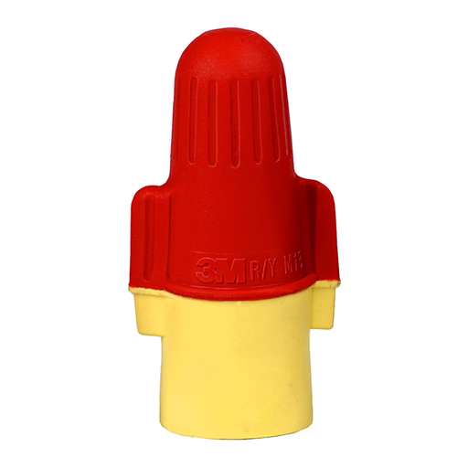 Product image for 3M R/Y+BOX 100/Box Red/Yellow Spring Connector