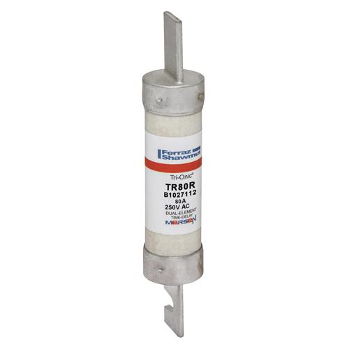 Ferraz Shawmut TR80R 1-1/16 x 5-7/8 Inch 80 Amp 250 Volt Class RK5 Time Delay Fuse Ferraz Shawmut TR80R 1-1/16 x 5-7/8 Inch 80 Amp 250 Volt Class RK5 Time Delay Fuse