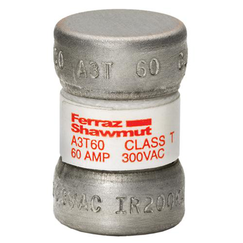 Ferraz Shawmut A3T60 60 Amp 300 Volt Class T Fast Acting Fuse Ferraz Shawmut A3T60 60 Amp 300 Volt Class T Fast Acting Fuse