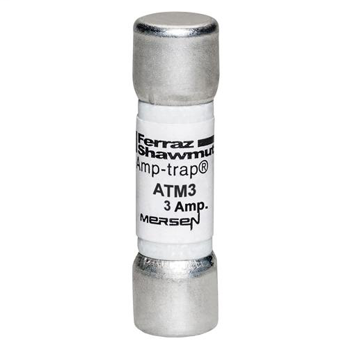 Ferraz Shawmut ATM3 3 Amp 600 Volt Fast Acting Midget Fuse Ferraz Shawmut ATM3 3 Amp 600 Volt Fast Acting Midget Fuse