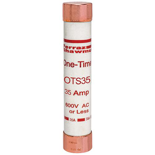 Mersen OTS35 1-1/16 x 5-1/2 Inch 35 Amp 600 Volt Class K5 General Purpose Fuse Mersen OTS35 1-1/16 x 5-1/2 Inch 35 Amp 600 Volt Class K5 General Purpose Fuse