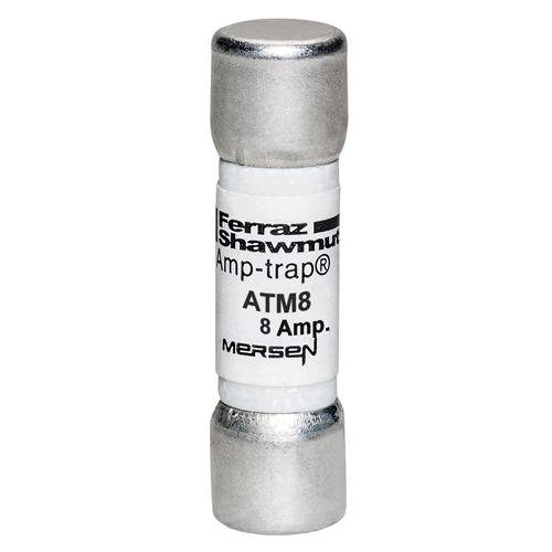 Ferraz Shawmut ATM8 8 Amp 600 Volt Fast Acting Midget Fuse Ferraz Shawmut ATM8 8 Amp 600 Volt Fast Acting Midget Fuse