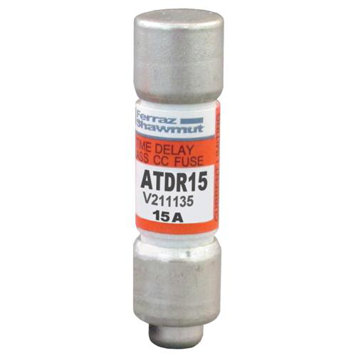 Ferraz Shawmut ATDR15 15 Amp 600 Volt Class CC Time Delay Fuse Ferraz Shawmut ATDR15 15 Amp 600 Volt Class CC Time Delay Fuse