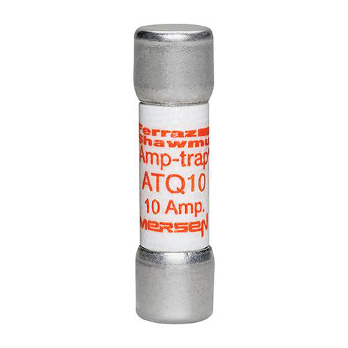 Ferraz Shawmut ATQ10 10 Amp 500 Volt Glass Melamine Laminated Time Delay Midget Fuse Ferraz Shawmut ATQ10 10 Amp 500 Volt Glass Melamine Laminated Time Delay Midget Fuse