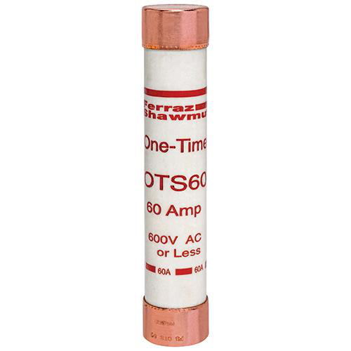 Ferraz Shawmut OTS60 1-1/16 x 5-1/2 Inch 60 Amp 600 Volt Class K5 General Purpose Fuse Ferraz Shawmut OTS60 1-1/16 x 5-1/2 Inch 60 Amp 600 Volt Class K5 General Purpose Fuse