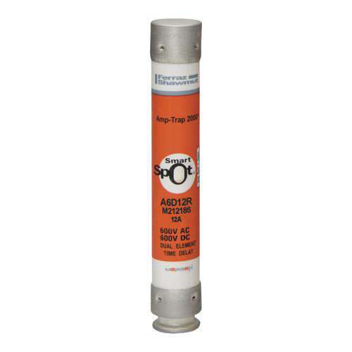 Ferraz Shawmut A6D12R 12 Amp 600 Volt Class RK1 Time Delay Fuse Ferraz Shawmut A6D12R 12 Amp 600 Volt Class RK1 Time Delay Fuse